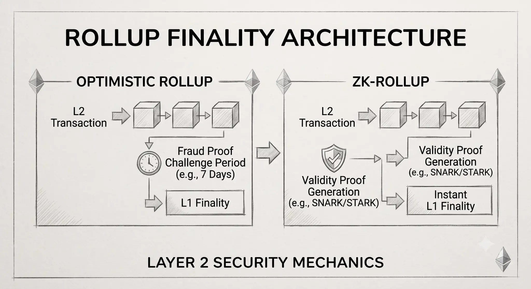 Solidity Gas Optimization Diagram Showing Struct Packing in a 32-Byte EVM Storage Slot with uint128, uint96, and uint32 Variables saving ~40,000 Gas - Art of Blockchain