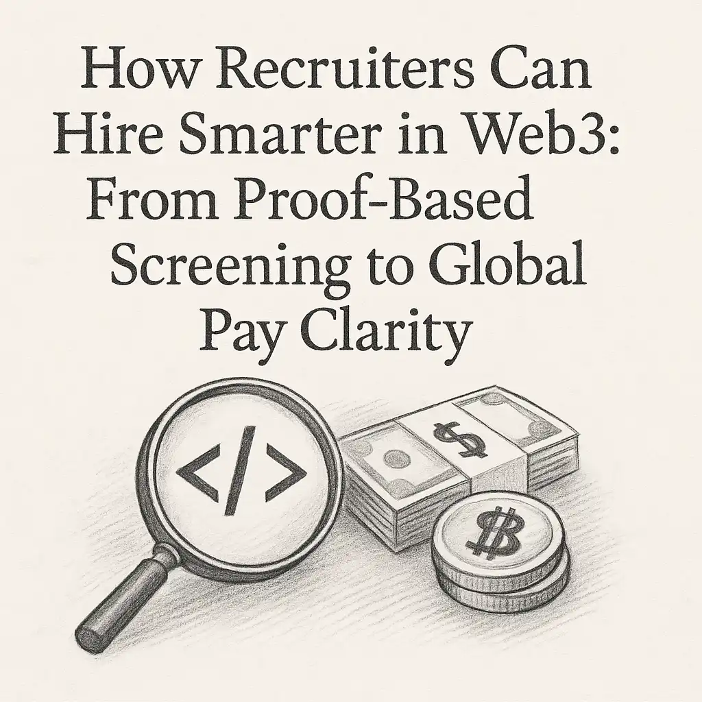How Recruiters Can Hire Smarter in Web3: From Proof-Based Screening to Global Pay Clarity