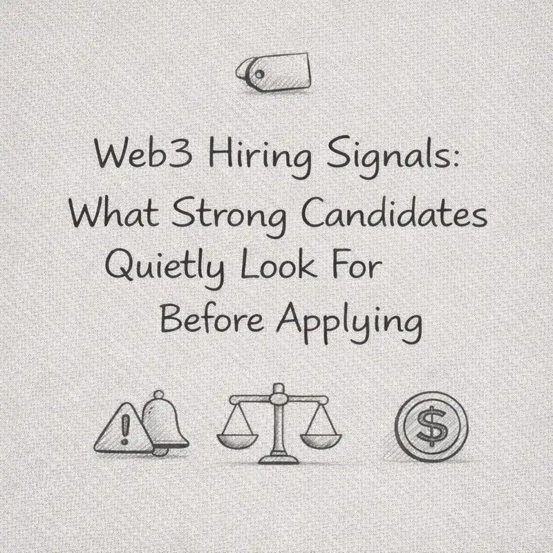 Web3 Hiring Signals: What Strong Candidates Quietly Look For Before Applying
