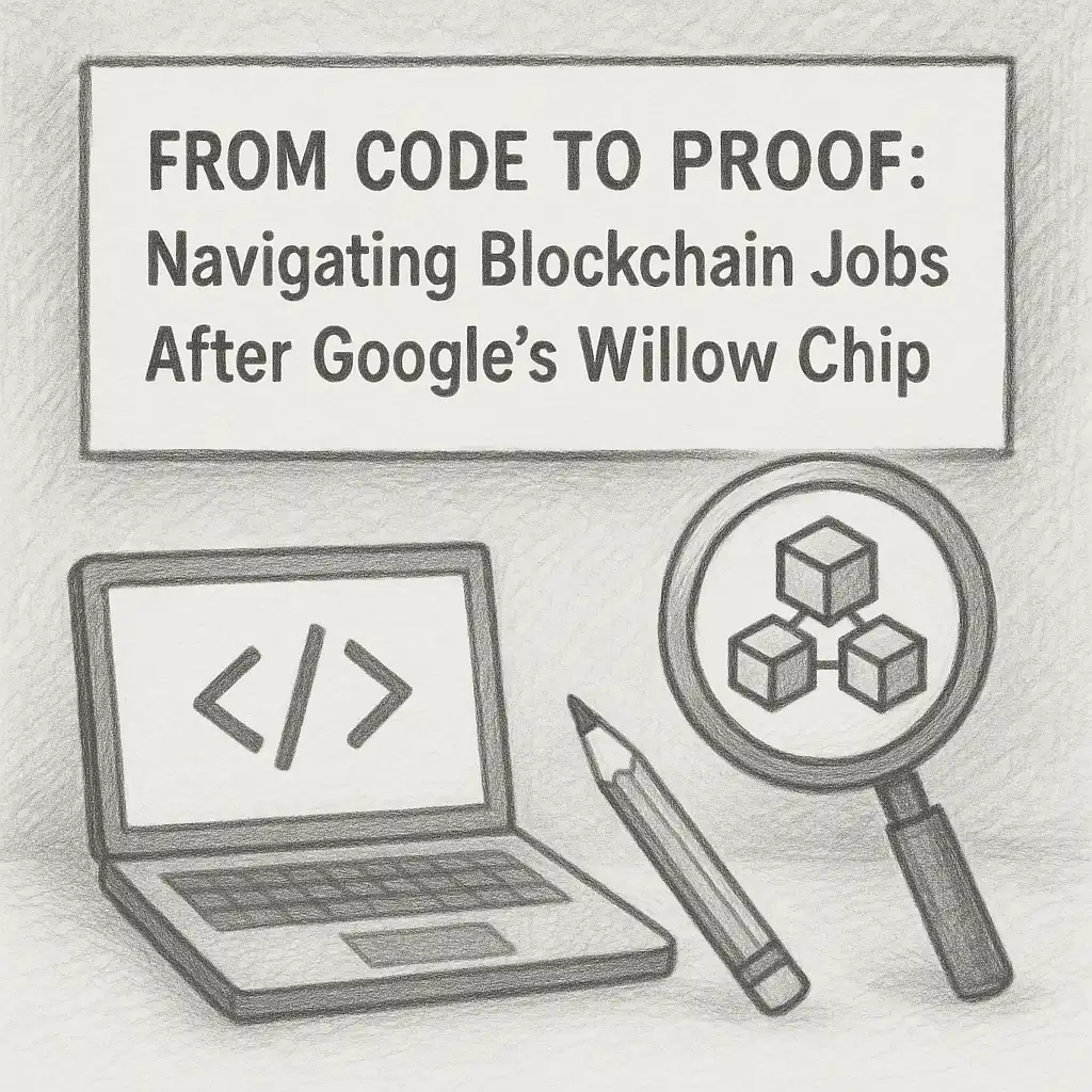 From Code to Proof: Navigating Blockchain Jobs After Google’s Willow Chip