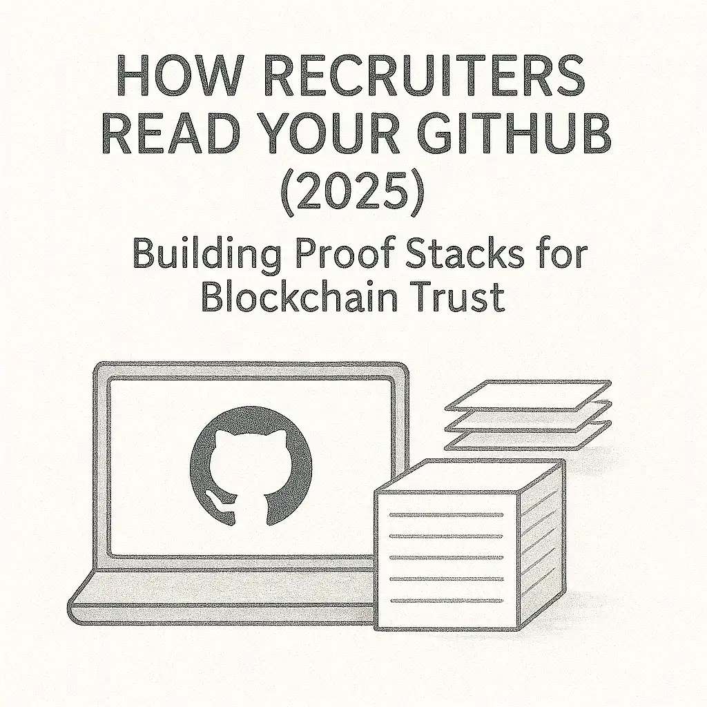 How Recruiters Read Your GitHub (2025): Building Proof Stacks for Blockchain Trust